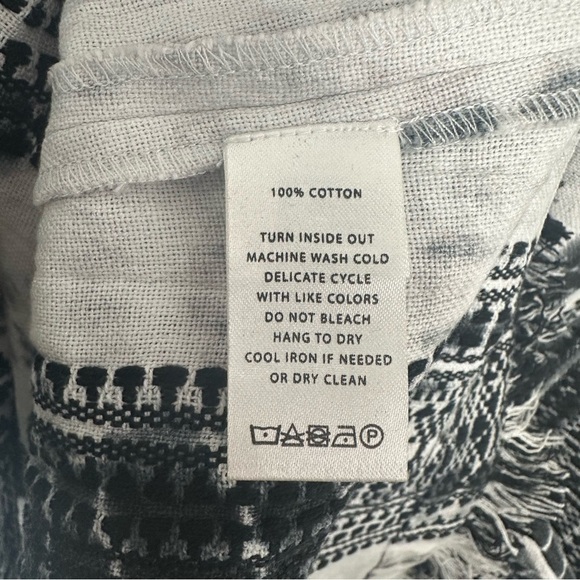 Leo & Sage Dress Size Large Resortwear Beachy Boho Vacation Embroidered Tie Dye - Picture 7 of 9